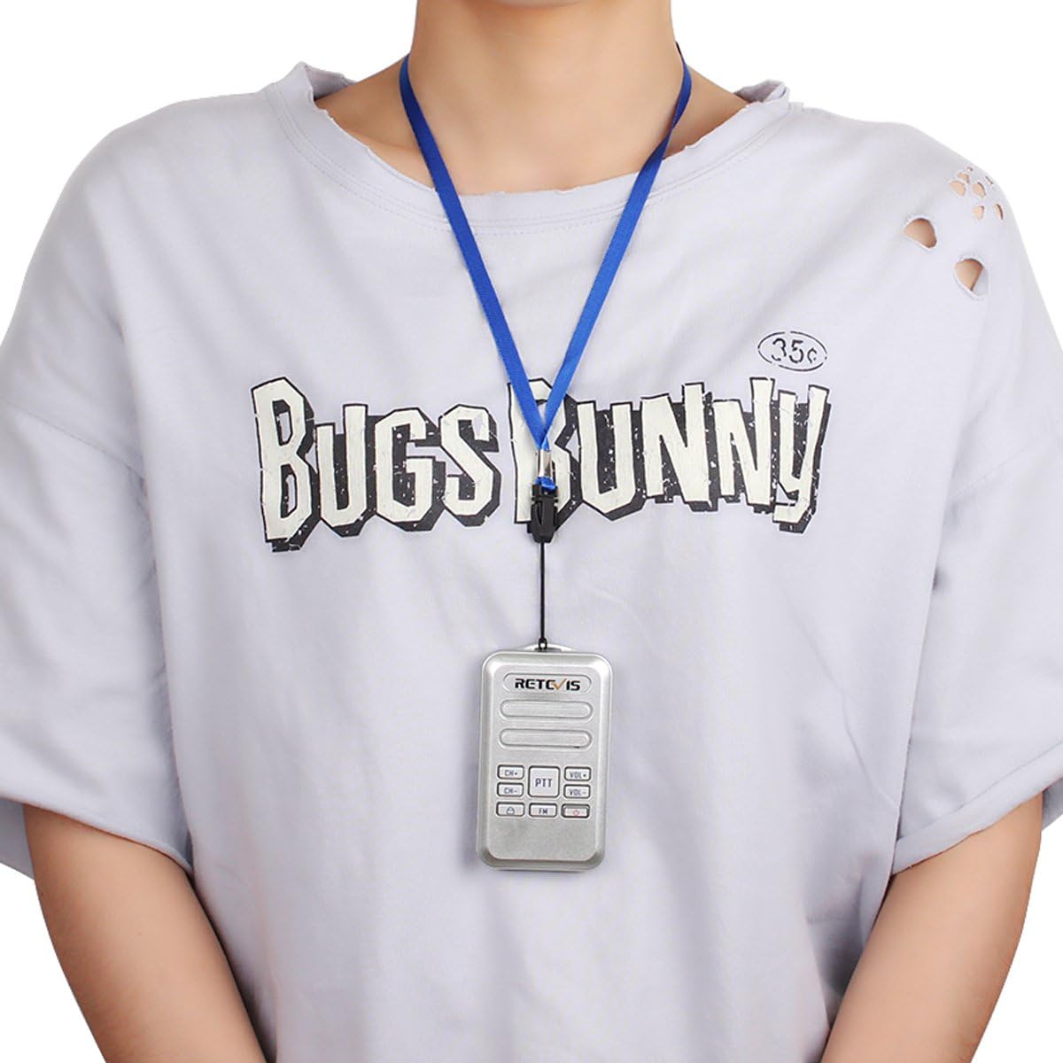 Retevis RT20 Walkie Talkies for Adults, Wearable Small Walkie Talkie for Seniors Elderly, Loud Sound, FM, Compact Mini 2 Way Radios for Healthcare Hospital Biking Camping Skiing Gift(3 Pack)