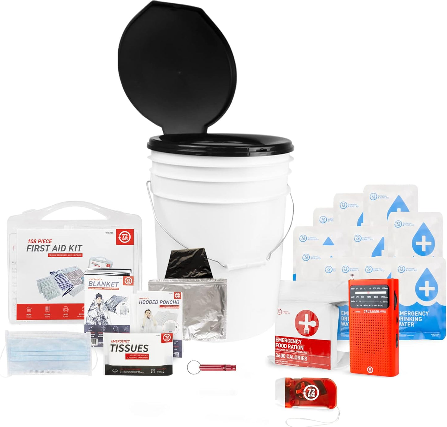 72HRS All Essentials & Toilet Kit (1 Person)