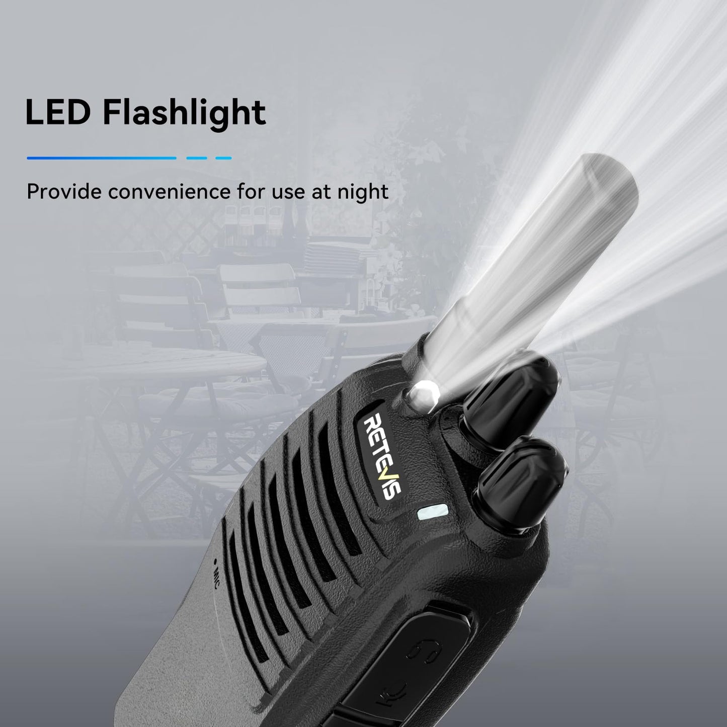 Case of 6,Retevis H-777 Walkie Talkies for Adults Long Range, Rechargeable Two-Way Radios,with 6-Way Multi Unit Charger,Flashlight Handheld Business 2 Way Radios