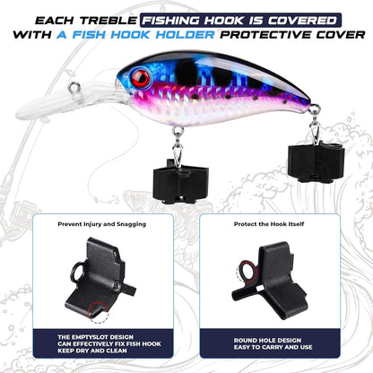 PLUSINNO Fishing Lures kit, Bass Fishing Lures for Freshwater，Fishing Gear Set 2025 Christmas Fishing Gifts for Men, Fishermen, Angler