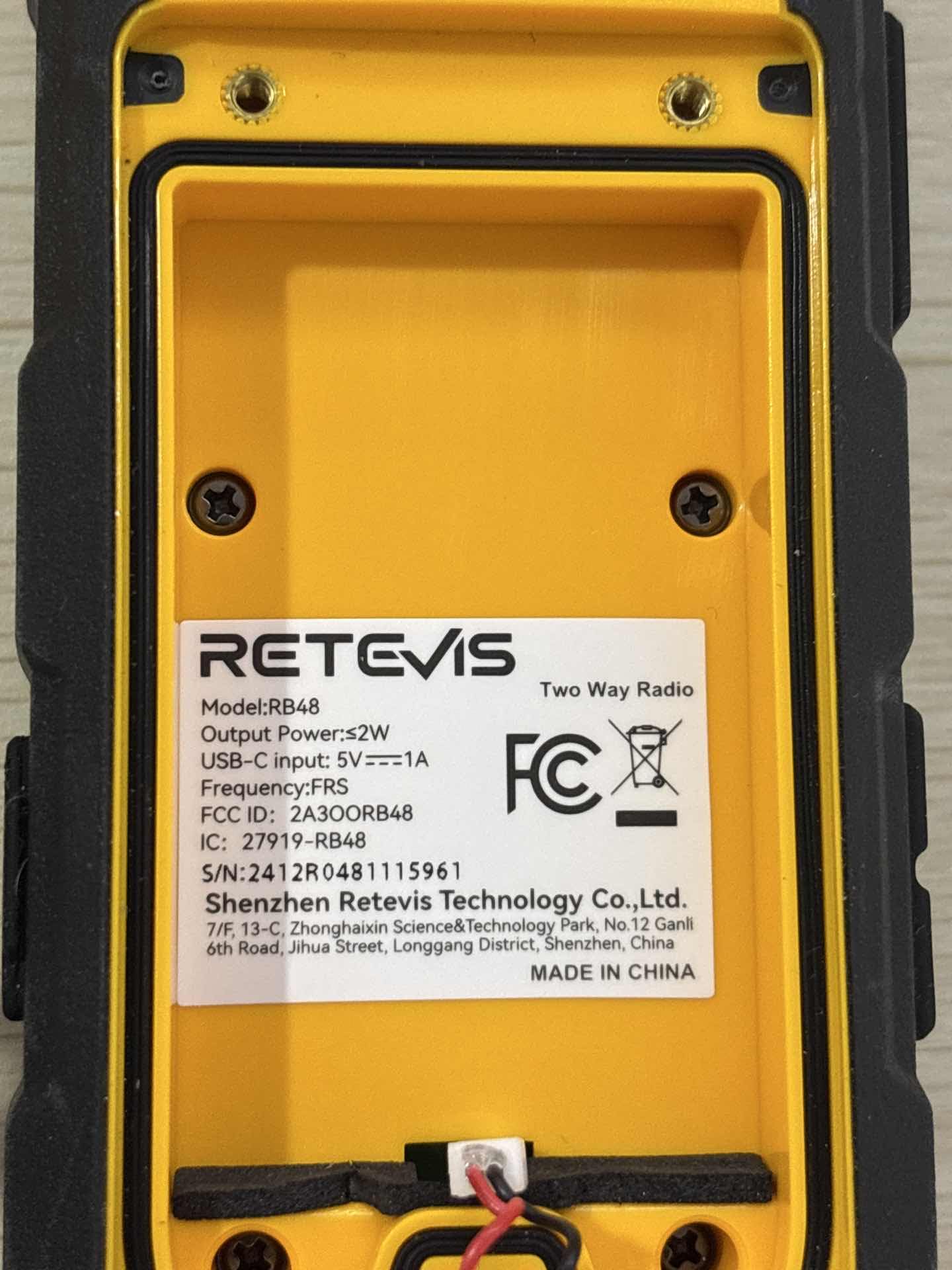 Retevis RB48 Heavy Duty Waterproof Walkie Talkies, Long Range Rechargeable Two Way Radios, Advanced Triple Proof, Vibration Reminder, for Warehousing Construction Contractor(10 Pack)