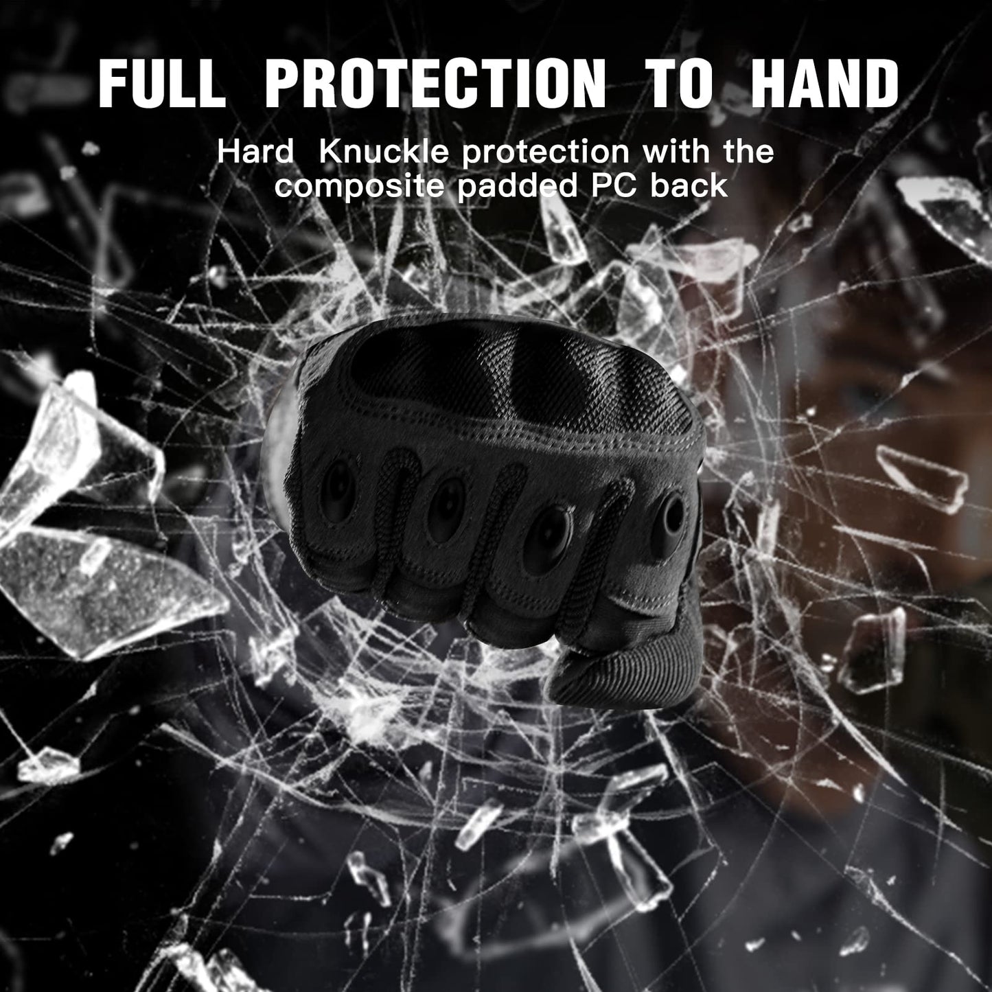 FREE SOLDIER Tactical Gloves for Men - Military Combat Gloves for Motorcycle Riding, Cycling, Hiking, Airsoft, Shooting | Reinforced Grip & Durable