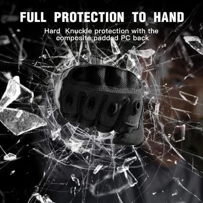 FREE SOLDIER Tactical Gloves for Men - Military Combat Gloves for Motorcycle Riding, Cycling, Hiking, Airsoft, Shooting | Reinforced Grip & Durable