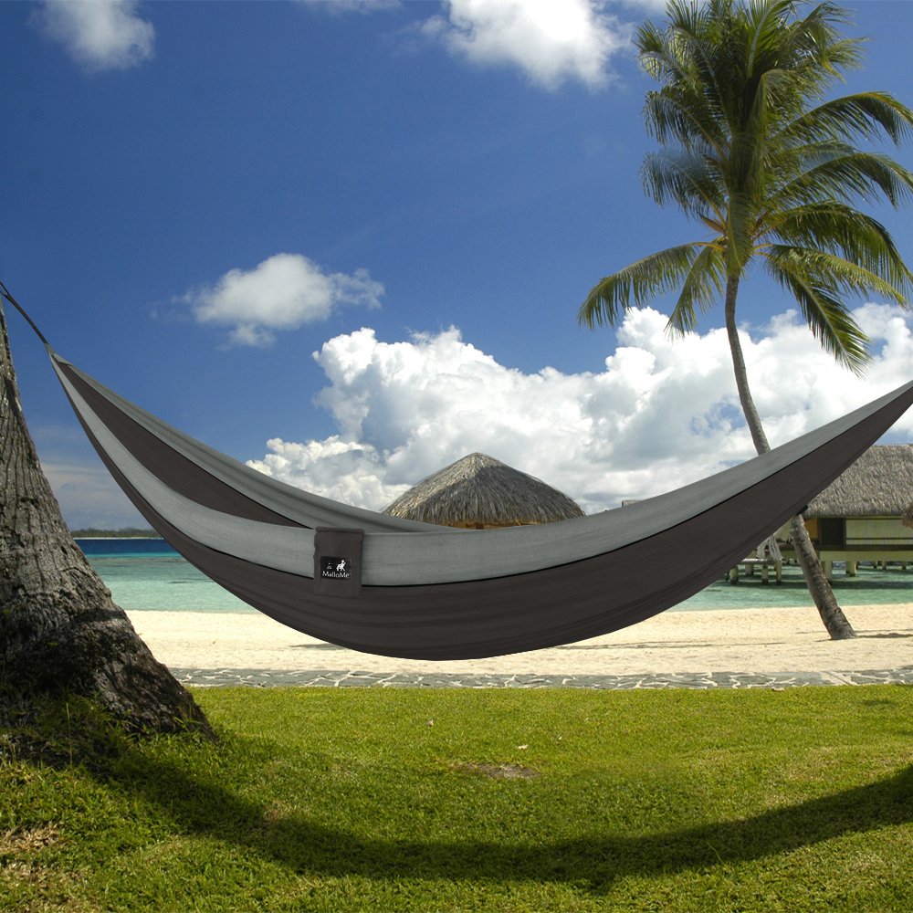 MalloMe Camping Hammock for Adults & Kids - Portable Hammocks for Outside - Hamacas para Adultos Outdoor Single & Double Two 2 Person Hammock - Hamaca/Hamacs/Amacas Heavy Duty Tree Travel Hamock