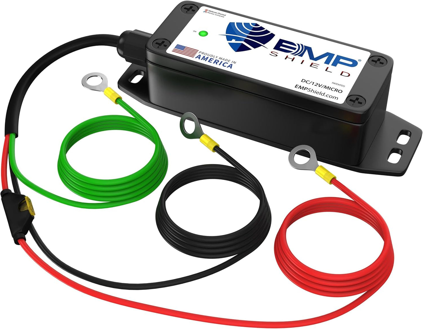 EMP Shield Micro - Vehicle EMP Protection 12 Volt DC for Car, Truck, and Motorcycle (DC-12V-Micro) Lightning, Solar Flare, CME (coronal mass ejection) and Lightining Surge Protection