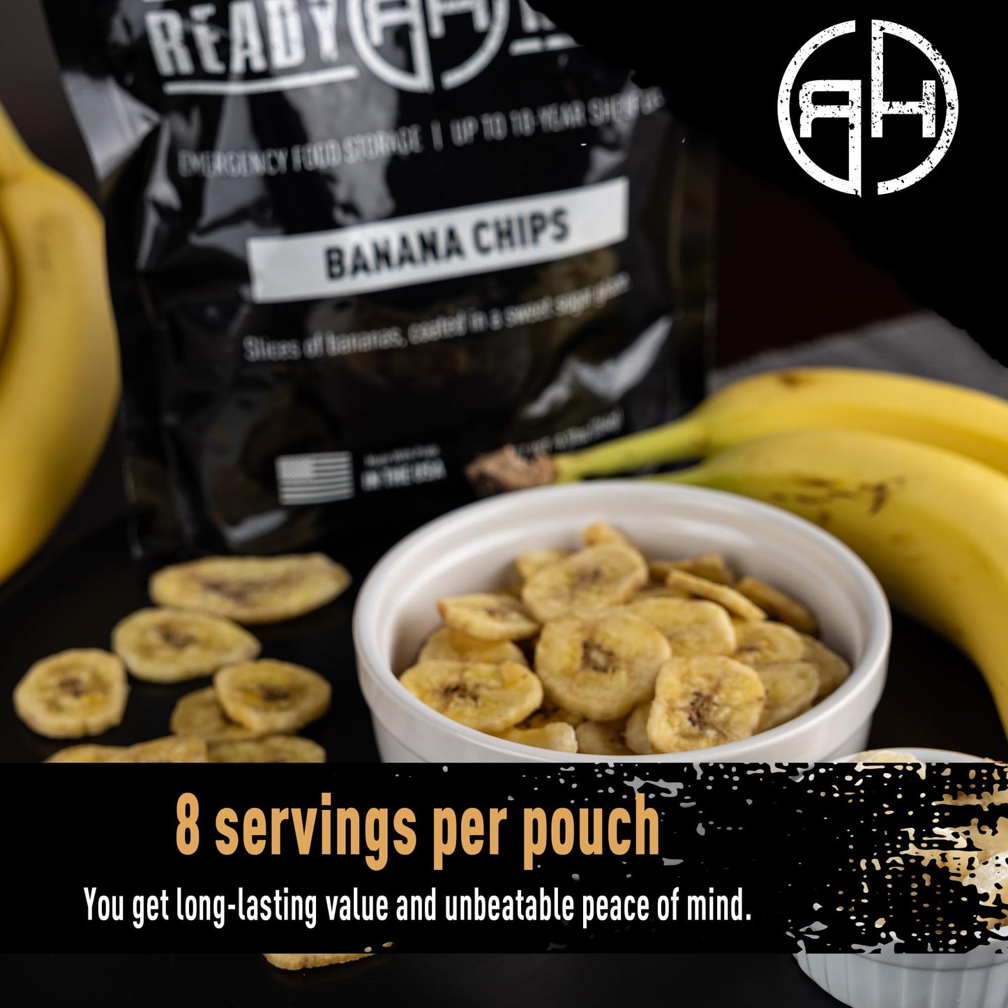 Ready Hour Freeze-Dried Corn Case Pack – Emergency Food, Long-Term Storage, Bulk Vegetables, Shelf-Stable Survival Supplies, Prepper Pantry Essential– 48 Servings (6 Pouches)