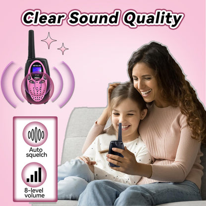 Retevis RT628 Walkie Talkies for Kids,Toys Gifts for 6-12 Years Old Boys Girls,Long Range 2 Way Radio 22CH VOX,Birthday Gift,Family Walkie Talkie for Camping Hiking Indoor Outdoor
