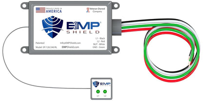 EMP Shield – Home EMP & Lightning Protection + CME Defense for Flush Mounted Breaker Box (SP-120-240-RL/Concealed Model) Lightning, Solar Flare, and Surge Protection