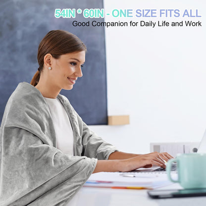 NEWMEIL Fara Day Blanket 54IN * 60IN for All Crowds, Large Fara-Day Blankets for Harmful Protection for Women, Elderly, Children, Two Sides Multi-Purposes for Bed, Sofa, Home and Office