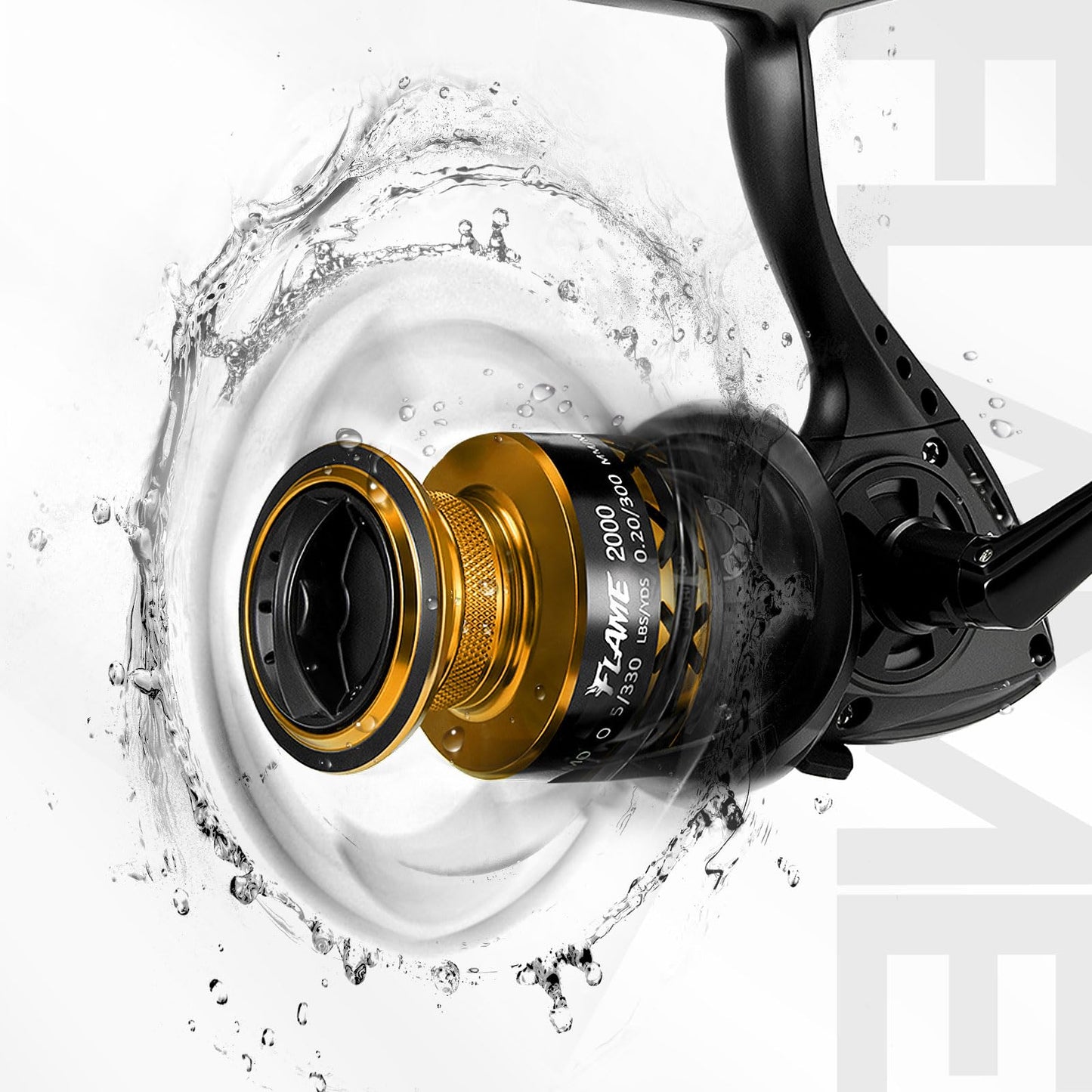 Piscifun Flame Spinning Reels, Lightweight 9+1BB Ultra Smooth Spinning Fishing Reels, 19.8LBs Max Drag, 2000, 3000, 4000, 5000 Series, Red & Blue