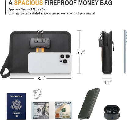 Faraday Bags for Phones and Fireproof Money Bag