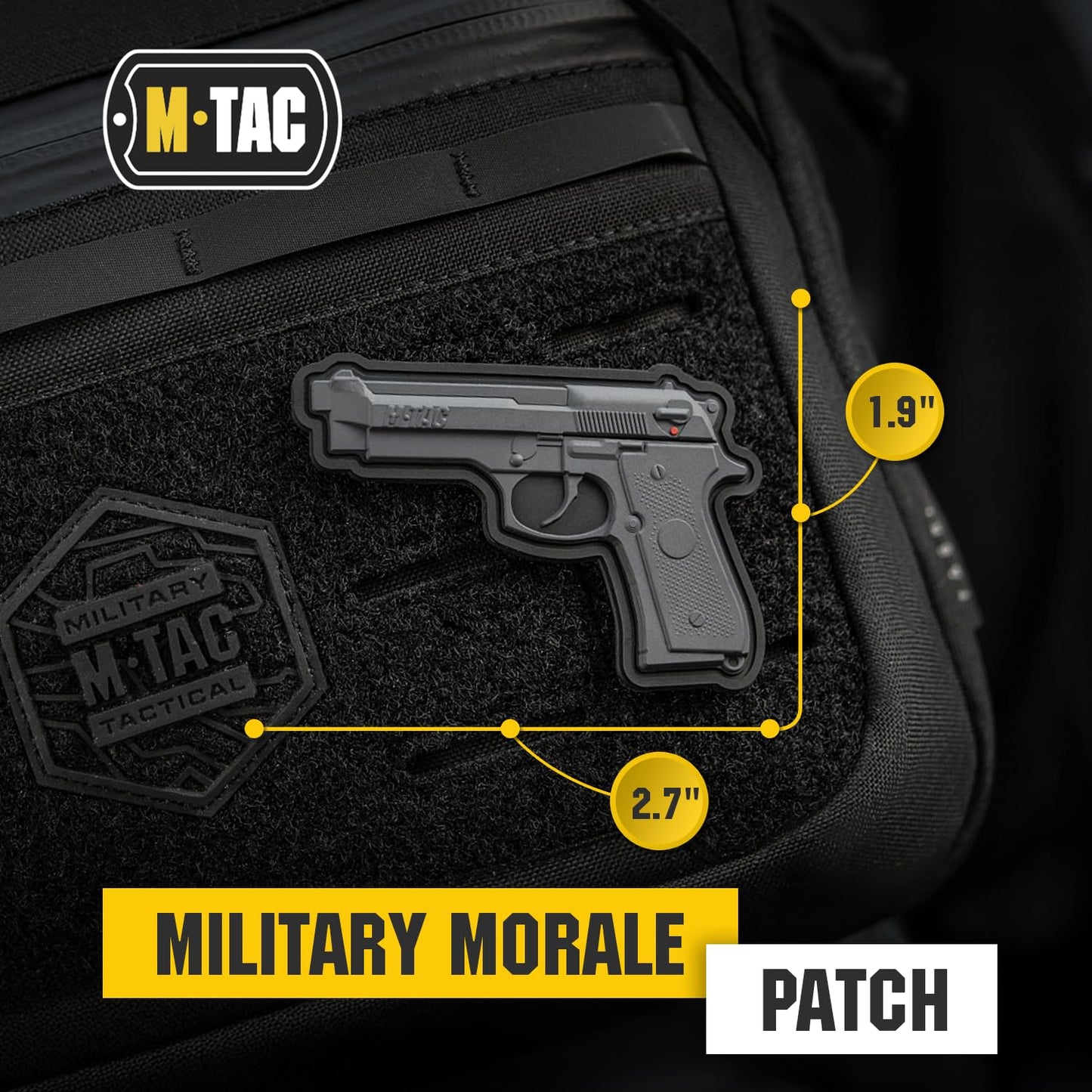 M-Tac Morale Patch Beretta 3D PVC