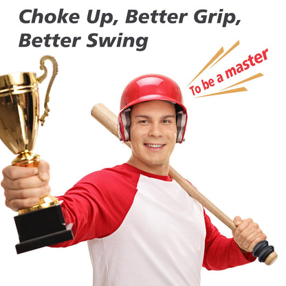 MIPREZT 5 Packs Baseball Bat Grip Choke Up Rings Choke Ring Baseball Softball Teeball Tball Bat Choke Up Ring Bat Knob Baseball Bat Accessories