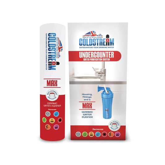 Coldstream Under Counter Water Purification System - Filter for Kitchen Sink, Under Counter Purifier, Removes PFAs, Provides Clean Water Right from Your Tap