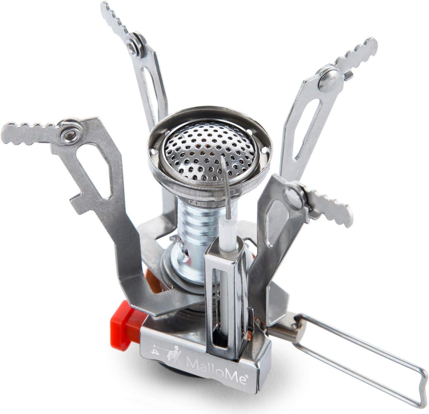 MalloMe Camping Cookware Mess Kit with Backpack Stove - Camping Cooking Set - Camping Pot and Pans Backpacking Gear- Hiking Stove/Backpacking Stove - Camp Accessories Equipment