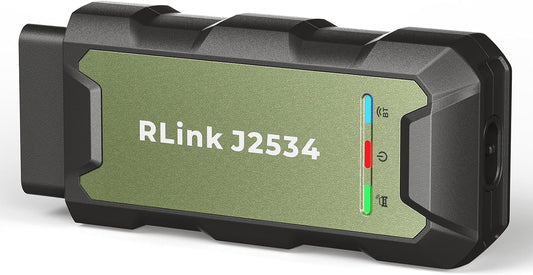 TOPDON RLink J2534 OEM Reprogramming and Diagnostic Tool, Enhanced J2534 VCI, J2534 Pass-Thru for J2534/D-PDU/CAN-FD/DoIP, Supports 17+ Vehicle Brands, No OE Software Provided