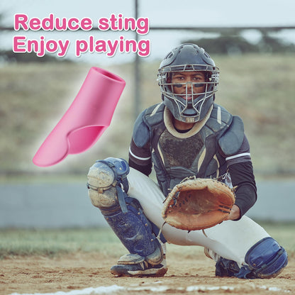 MIPREZT Catcher's Thumb Shield Baseball Thumb Guard 2 Size (Adult & Youth) Baseball & Softball Catchers Thumb Protector for Baseball Catcher Gear Training Aid Catcher Accessories Reduce Sting