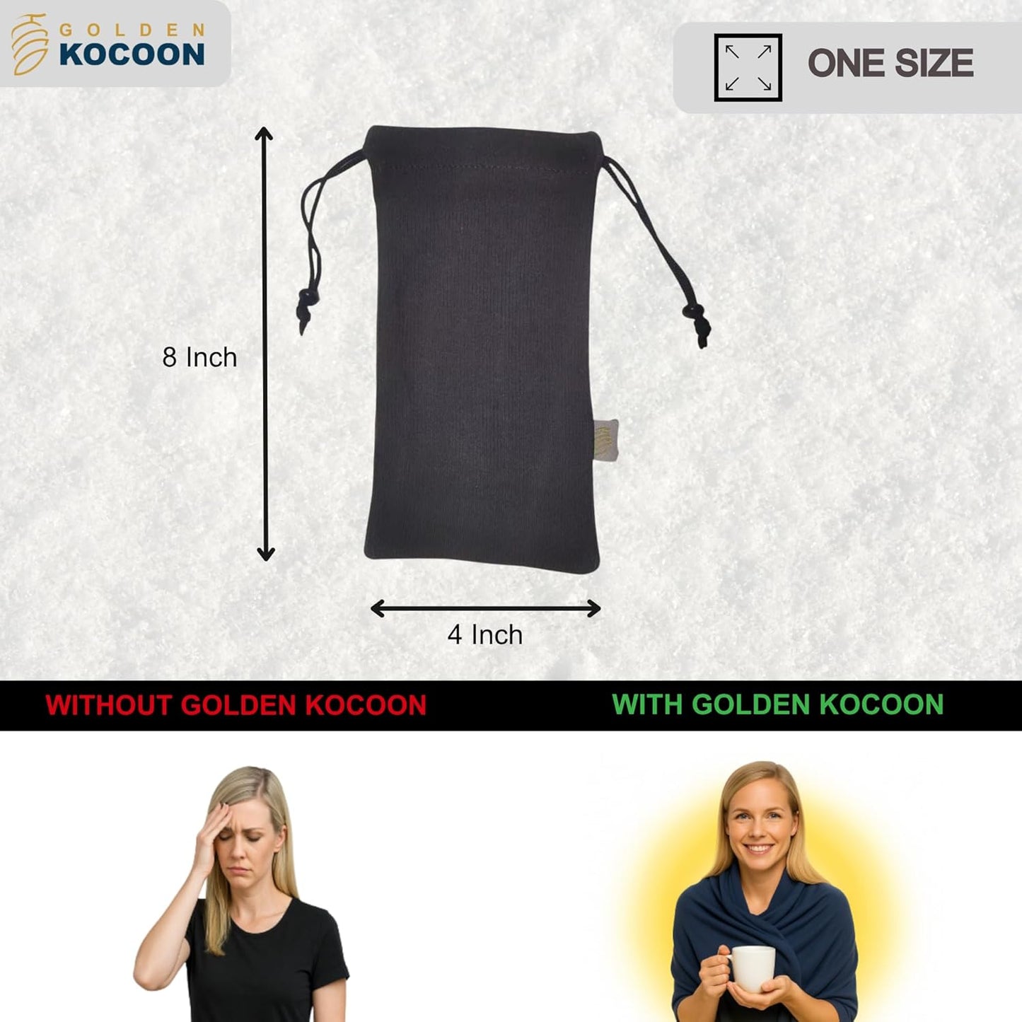 .E-M-F Phone Pouch, with EcoShield™ Bamboo Lyocell Fara-day Silver Fabric- Designed for cell to ring while in pouch - fits with case on - ideal for everyday 5 G, B T, Smart Meter & Wi Fi environments