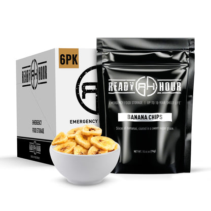 Ready Hour Freeze-Dried Corn Case Pack – Emergency Food, Long-Term Storage, Bulk Vegetables, Shelf-Stable Survival Supplies, Prepper Pantry Essential– 48 Servings (6 Pouches)