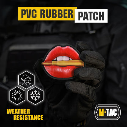 M-Tac Patch Pink Lips with Bullet PVC