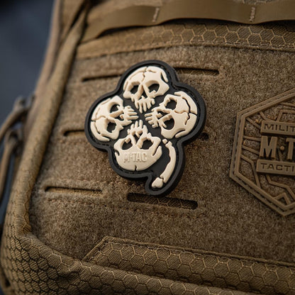 M-Tac Patch Clover with Skull 3D PVC