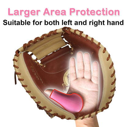 MIPREZT Catcher's Thumb Shield Baseball Thumb Guard 2 Size (Adult & Youth) Baseball & Softball Catchers Thumb Protector for Baseball Catcher Gear Training Aid Catcher Accessories Reduce Sting