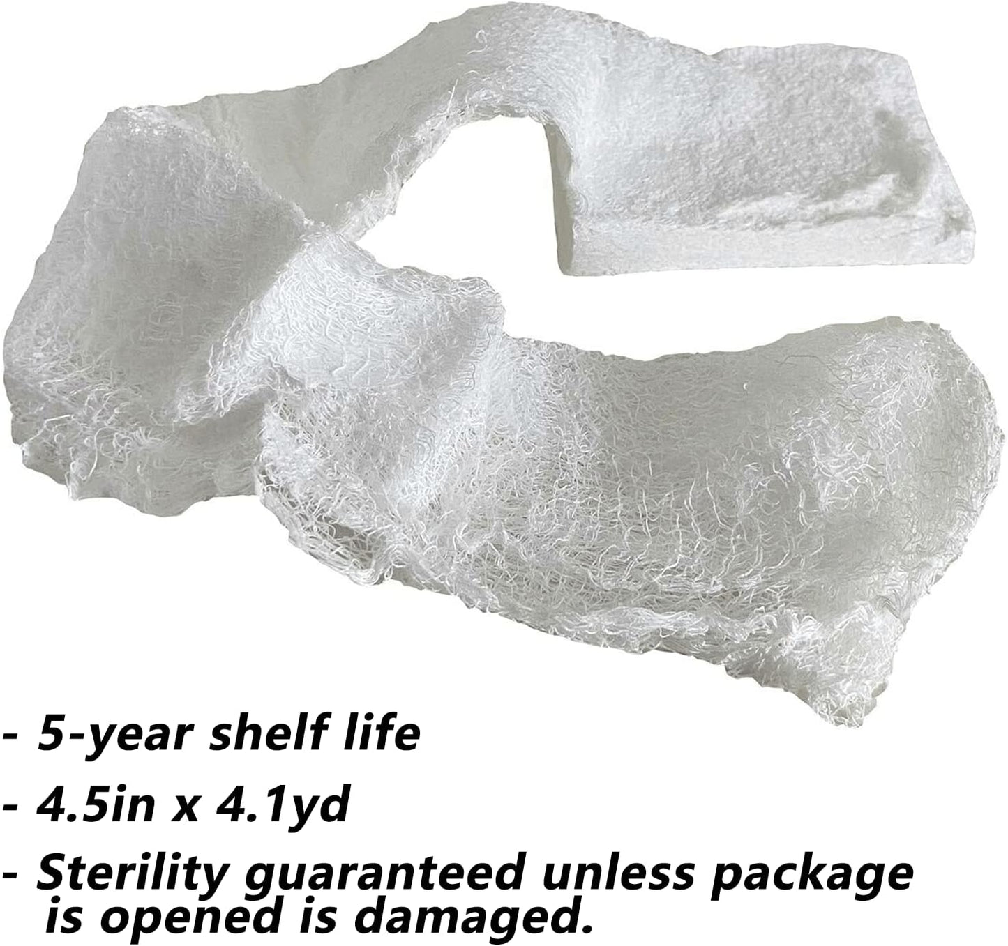 RHINO RESCUE Sterile Compressed Gauze for Emergency Wound Dressing+IFAK Trauma Kit with C-A-T Tourniquet for Wound Care (BSC, Red)