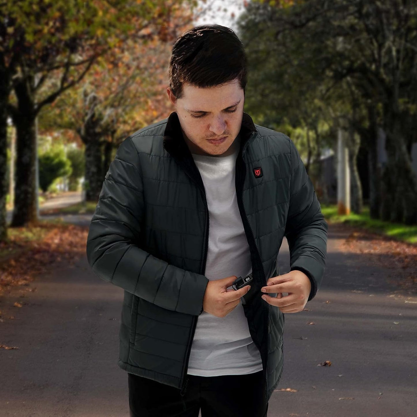 TIDEWE Power Bank, Rechargeable Battery Pack Suitable for Heated Clothes, USB-C 10000mAh Portable Charger with Dual Output Port for iPhone, Samsung Galaxy, and More（Include Power Bank & USB-C Only）