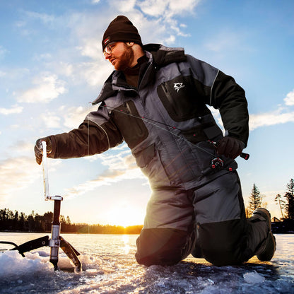 Piscifun Ice Fishing Jacket, Floating Waterproof Ice Fishing Coat, Insulated Jacket for Cold Weather Conditions