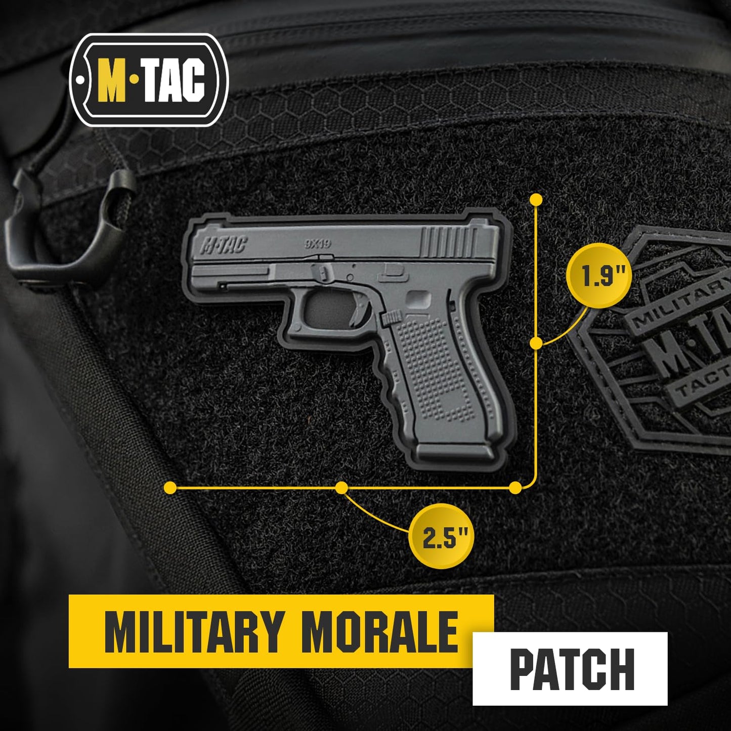M-Tac Patch GLock 3D PVC