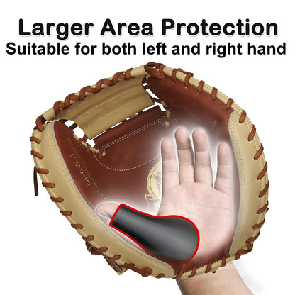 MIPREZT Catcher's Thumb Shield Baseball Thumb Guard 2 Size (Adult & Youth) Baseball & Softball Catchers Thumb Protector for Baseball Catcher Gear Training Aid Catcher Accessories Reduce Sting