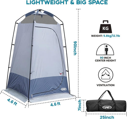 UNP Camping Shower Tent and 4 Person Cabin Tent for Hiking Outdoor Fishing Portable