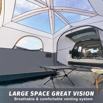 UNP Camping Shower Tent and SUV 6 Person Camping Tent for Outdoor Pricacy Shelter Hiking Fishing