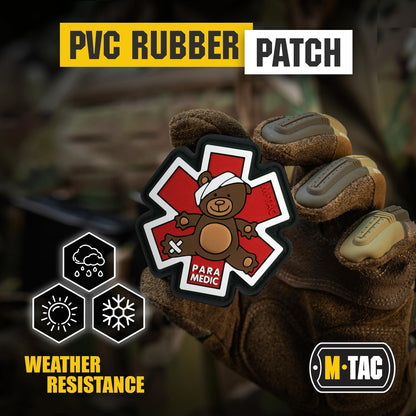 M-Tac Morale Patch Paramedic Bear PVC