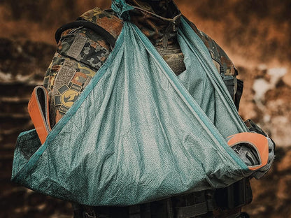 RHINO RESCUE Bundle-IFAK Trauma Kit with C-A-T Tourniquet for Wound Care+First Aid Splint 36" X 4.3" Orange-Gray, Keep Bones in Position