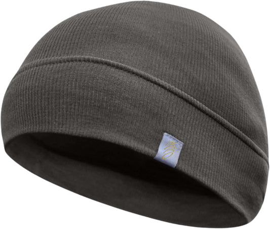 .E-M-F Skull Cap Hat, Using a Thin Bamboo Lyocell Fabric - EcoShield™ Fara-Day Fabric - Wear Under a hat or on its own - Ideal for Everyday 5 G, B T, Smart Meter & Wi Fi environments Grey