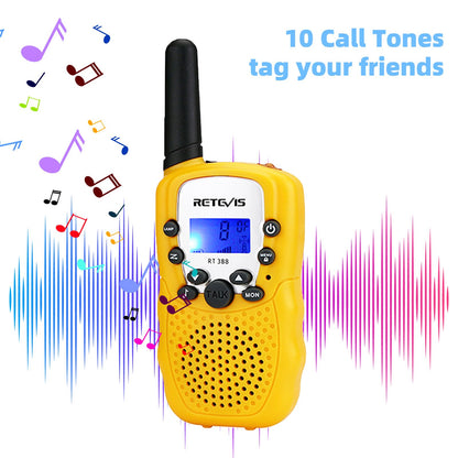 Retevis RT388 Walkie Talkies for Kids, Birthday Gifts for 6 7 8 9 10 11 12 Year Old Girls, 22 CH LCD Flashlight, Pink Walkie Talkies Christmas Gifts Toys for Girls(Pink, 2 Pack)