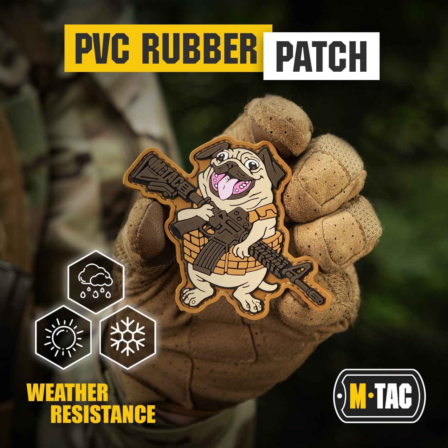 M-Tac Morale Patch Dog Rex PVC 3D