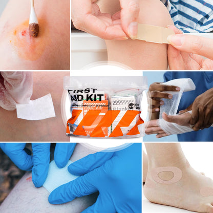 RHINO RESCUE 371 Pieces OSHA All-Purpose First Aid Kit, Home & Office Professional Medical Supplies, Ideal for Emergency, School, Business