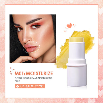 QIBEST Multifunctional Makeup Stick Highlighter Blush Contouring Balm Lip Stick Rouge Pen Lipstick
