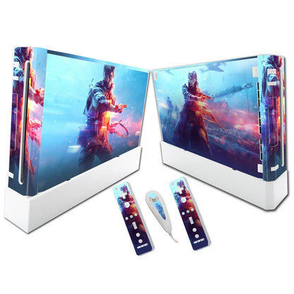 Suitable for WII stickers wii console cartoon protective film Spider-Man Fortress Night multiple styles without leaving glue