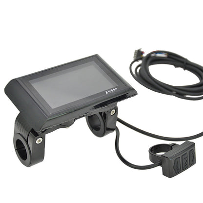 5/6-pin SW900 color smart meter, e-scooter/mountain bike LCD data display modification part.