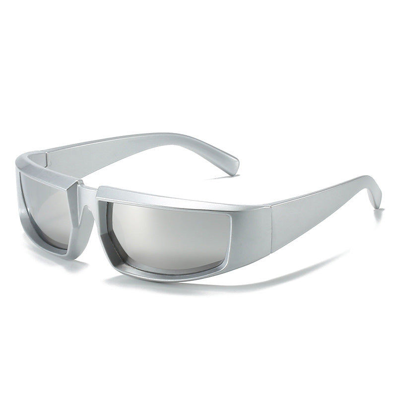 Sunglasses Men's Steam Punk Sunglasses Women's Anti Ultraviolet Personalized Riding Glasses