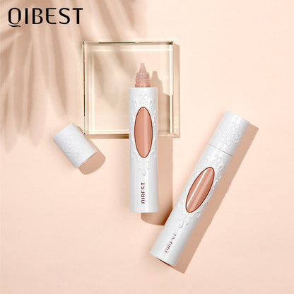 QIBEST Liquid Foundation Long Lasting Makeup Concealer Moisturizing Brightening Matte Natural Liquid Foundation Nude Makeup Repairing Liquid