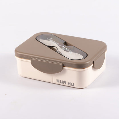 Japanese style simple portable compartment lunch box microwaveable lunch box