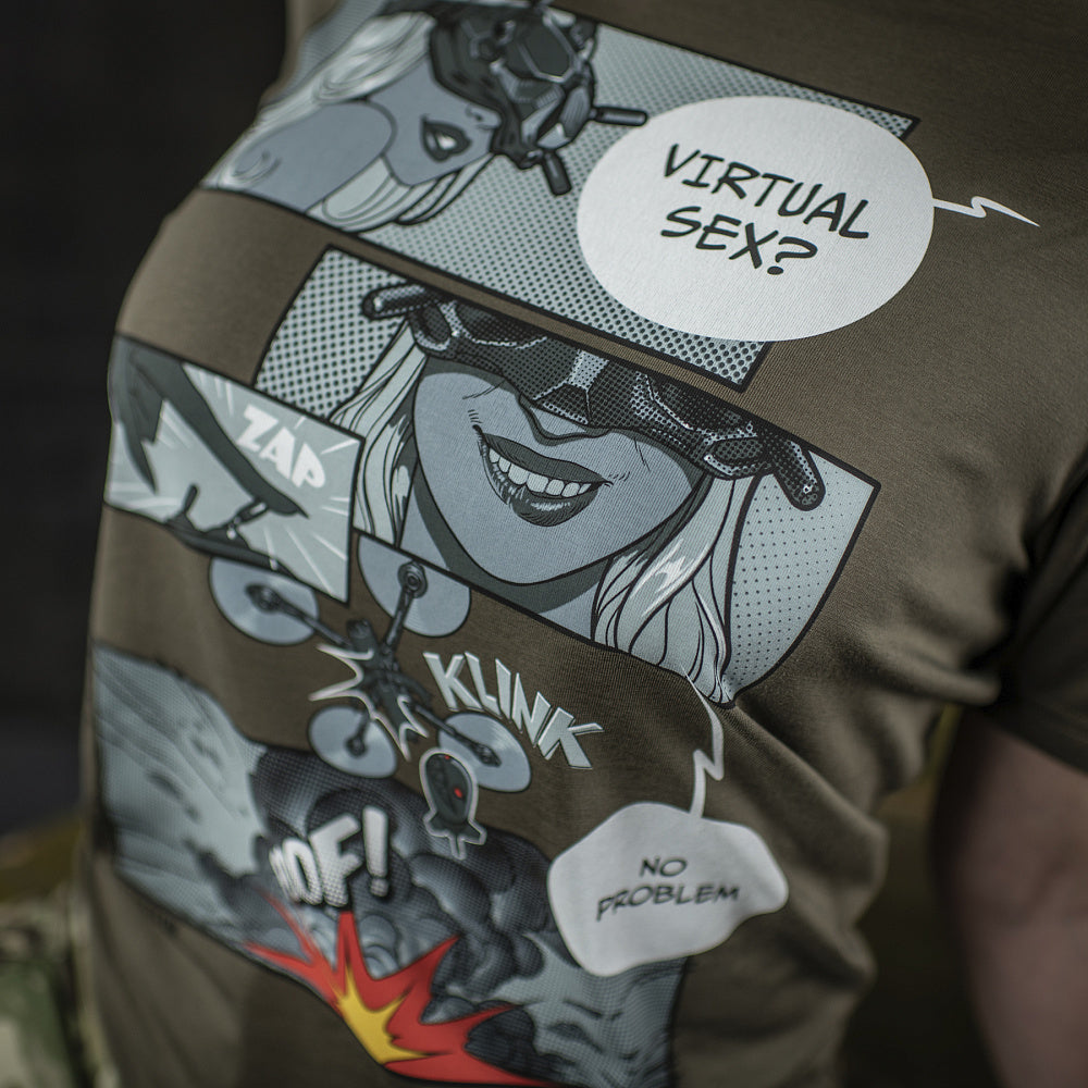 M-Tac T-Shirt Comics Drone Girl