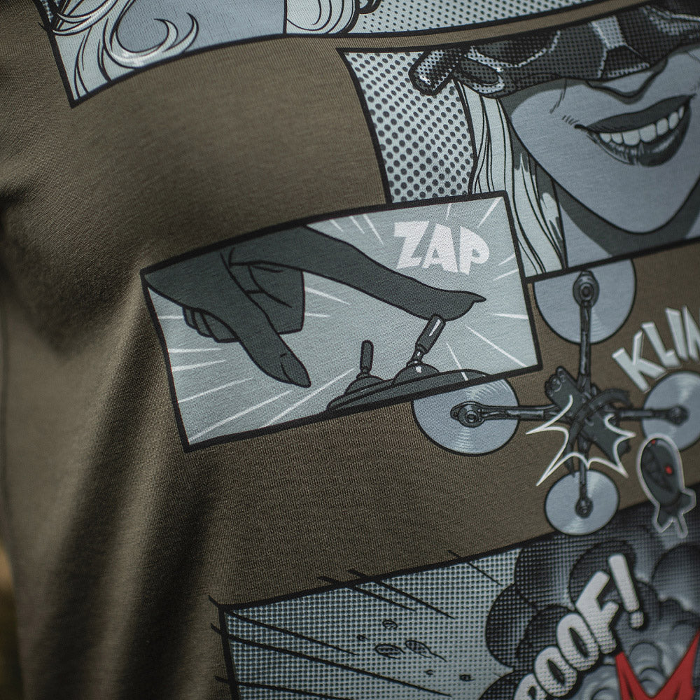 M-Tac T-Shirt Comics Drone Girl