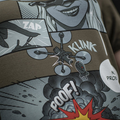 M-Tac T-Shirt Comics Drone Girl
