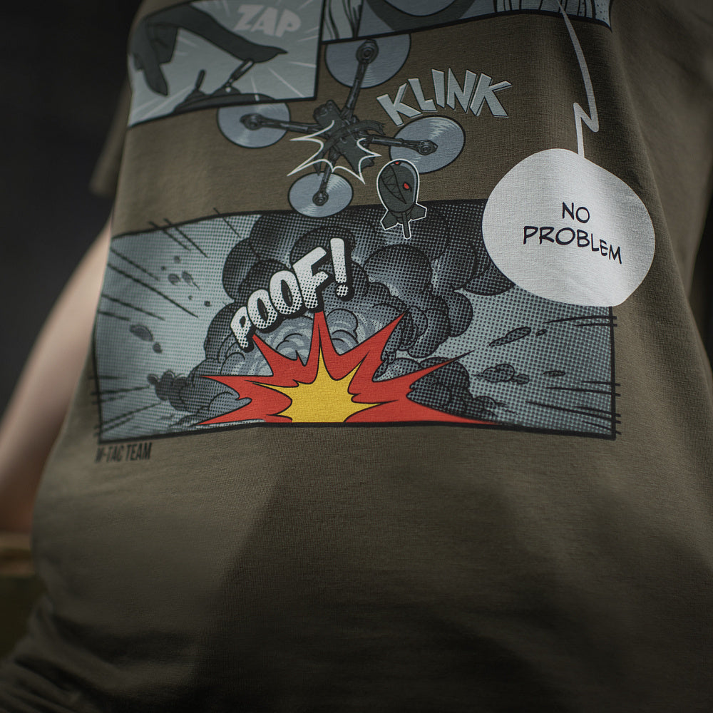 M-Tac T-Shirt Comics Drone Girl
