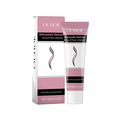 Silhouette Refines Sculpting Cream, Relax The Muscle Belly In Compact Leg Arm Proud Flesh Model Body Slimming Massage Cream